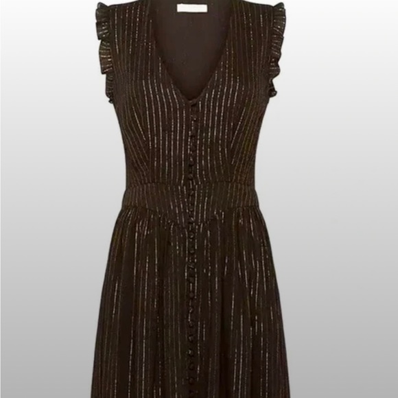 🔥Spell Mystic Sleeveless Midi Dress Black & Gold Size XS - Picture 5 of 8